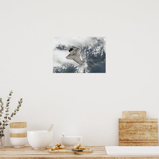 Poster Le dessous de la navette spatiale Discovery (Cuisine)