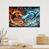 Poster Le destin du feu et de la glace (Cuisine)
