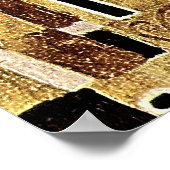Poster Le détail du baiser de Gustav Klimt (vers 1908) (Coin)