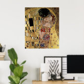 Poster Le détail du baiser de Gustav Klimt (vers 1908) (Bureau à domicile)