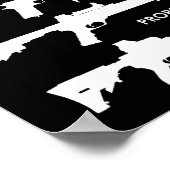 Poster Le deuxième amendement protège (Coin)