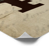 Poster Le deuxième amendement protège le premier amendeme (Coin)