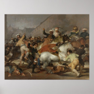 Poster Le deuxième de mai 1808 ou La charge du Mamelou
