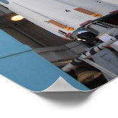 Poster Le deuxième moteur de fusée solide est déplacé dan (Coin)