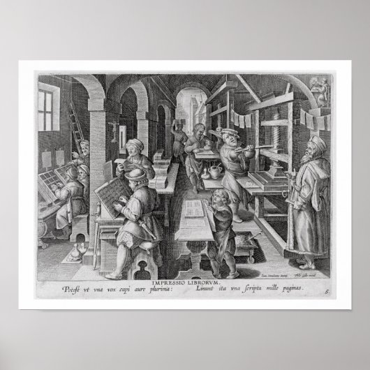 Poster Le développement de l'impression, plaque 5 de 'Nov (Devant)