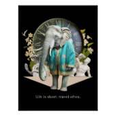 Poster Le devis Voyageur Aventuré (Devant)