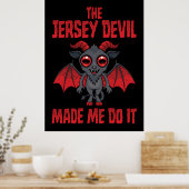 Poster Le Diable du New Jersey m'a fait faire ça (Cuisine)