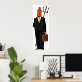 Poster Le Diable En Costume (Bureau à domicile)