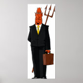 Poster Le Diable En Costume (Devant)