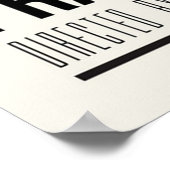 Poster Le diable porte le film Prada (Coin)