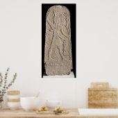 Poster Le dieu de la tempête Baal avec un tonnerre (Cuisine)