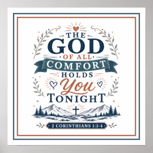 Poster Le Dieu de toute consolation vous tient ce soir Ci