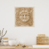 Poster Le Dieu grec Hermes IMAGE ancienne image d'Hermes (Cuisine)