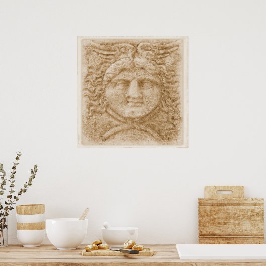 Poster Le Dieu grec Hermes IMAGE ancienne image d'Hermes (Cuisine)