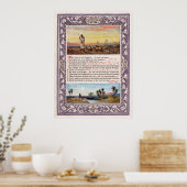 Poster Le dimanche à la maison Psaume 23 Version du roi J (Cuisine)