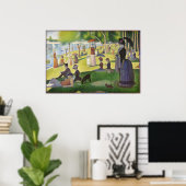 Poster Le dimanche de Seurat à La Grande Jatte (Bureau à domicile)