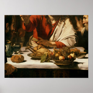 Poster Le dîner chez Emmaus, 1601