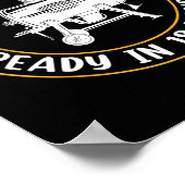 Poster Le Dîner Sera Prêt Dans 18 Heures Fumer Barbecue V (Coin)