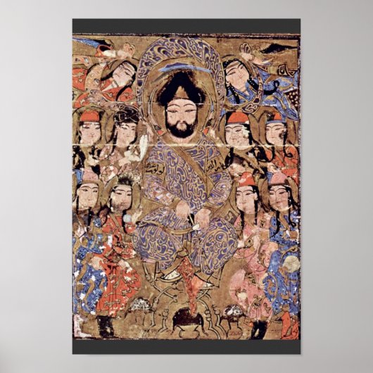 Poster Le Dirigeant Enthroné Et Ses Abonnés Par Meister D (Devant)