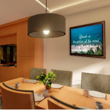 Le discours est l'image de l'affiche du proverbe m