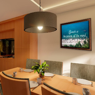 Poster Le discours est l'image de l'affiche du proverbe m