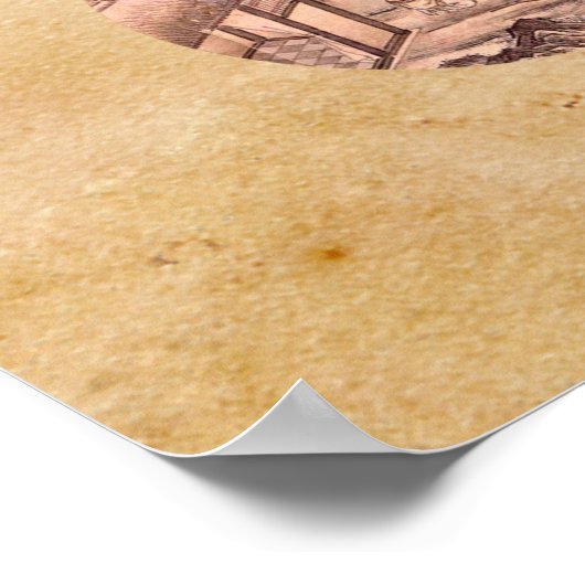 Poster Le dix vert oxydant (Coin)