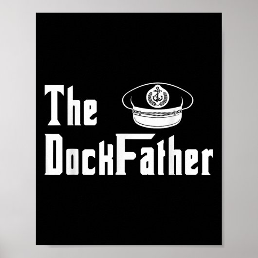 Poster Le Dock Père Capitaine Du Bateau Papa Founny Fath (Devant)