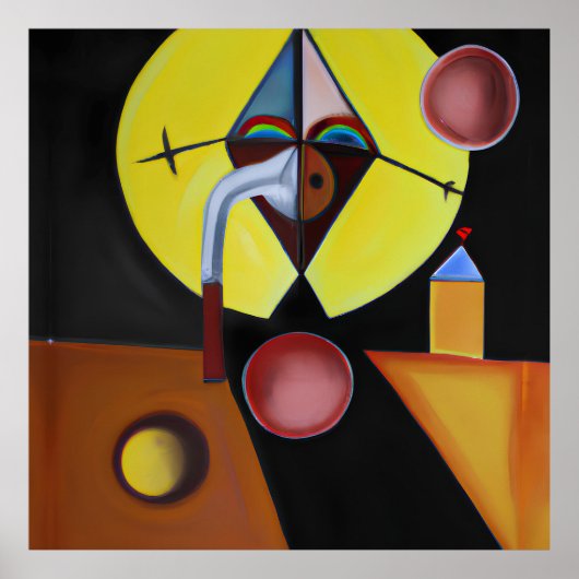 Poster Le docteur de la peste - Peinture à l'huile (Devant)