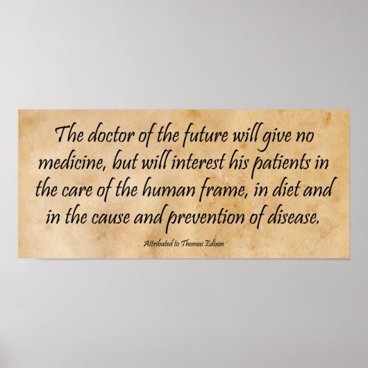 Poster Le Docteur de l'avenir Imprimer (Devant)