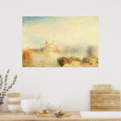 Poster Le Dogana, Venise - William Turner Art (Cuisine)