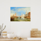 Poster Le Dogana, Venise - William Turner Art (Cuisine)