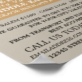 Poster Le Dôme du Rocher, Jérusalem, Agence de Voyage (Coin)