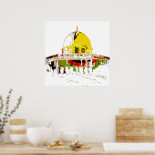 Poster Le Dôme du Rocher : un symbole de paix (Cuisine)