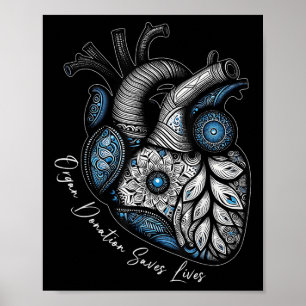 Poster Le don d'organes sauve des vies Transplantation ca