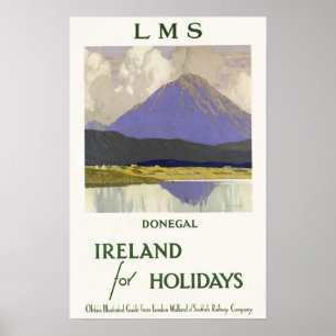 Poster Le Donegal, Irlande pendant des vacances