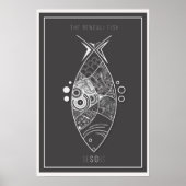 Poster Le Doodle de poisson bengali (Devant)