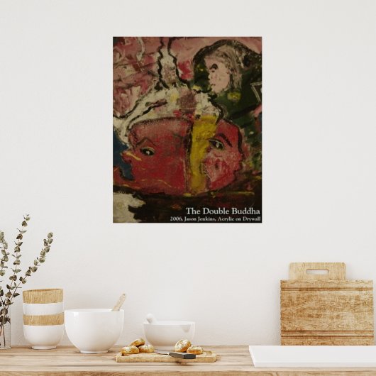 Poster Le double bouddha (Cuisine)