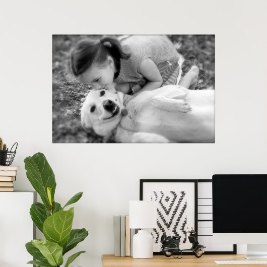 Poster Le doux baiser (Bureau à domicile)