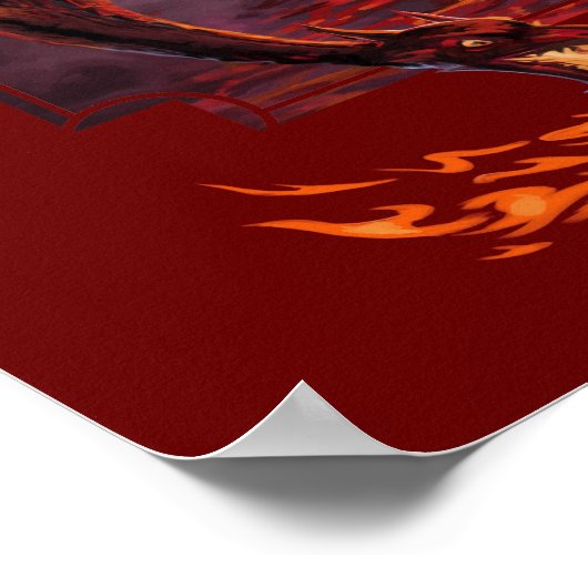 Poster Le dragon de lave de Cody (Coin)