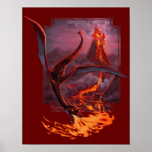 Poster Le dragon de lave de Cody
