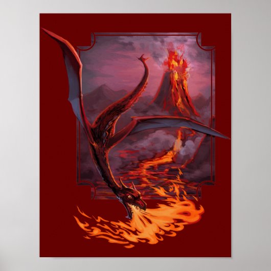 Poster Le dragon de lave de Cody (Devant)
