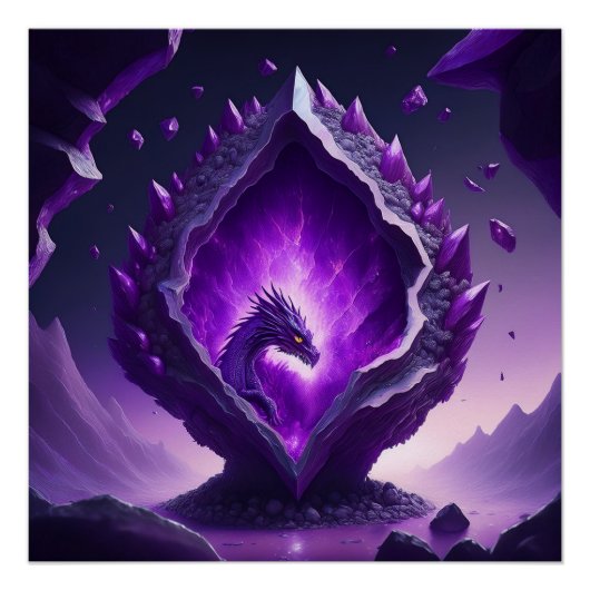 Poster Le Dragon Émerge De Split Dans Un Camion Qu'Il A C (Devant)