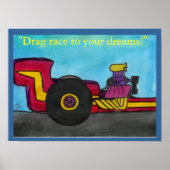 Poster "Le Dragster" (Devant)