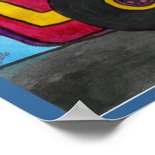 Poster "Le Dragster" (Coin)