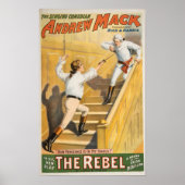 Poster Le drame de la rébellion irlandaise "Rebel" - escr (Devant)