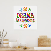 Poster Le drame est génial (Cuisine)