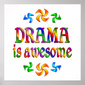 Poster Le drame est génial (Devant)