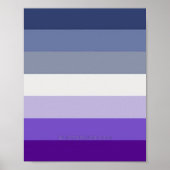 Poster Le drapeau de la fierté lesbienne boucher de Slipp (Devant)