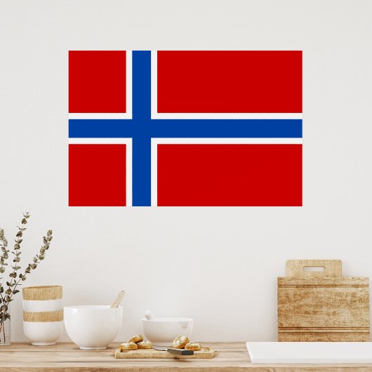 Poster Le Drapeau de Norway (Cuisine)