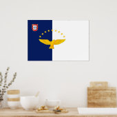 Poster Le drapeau des Açores (Cuisine)